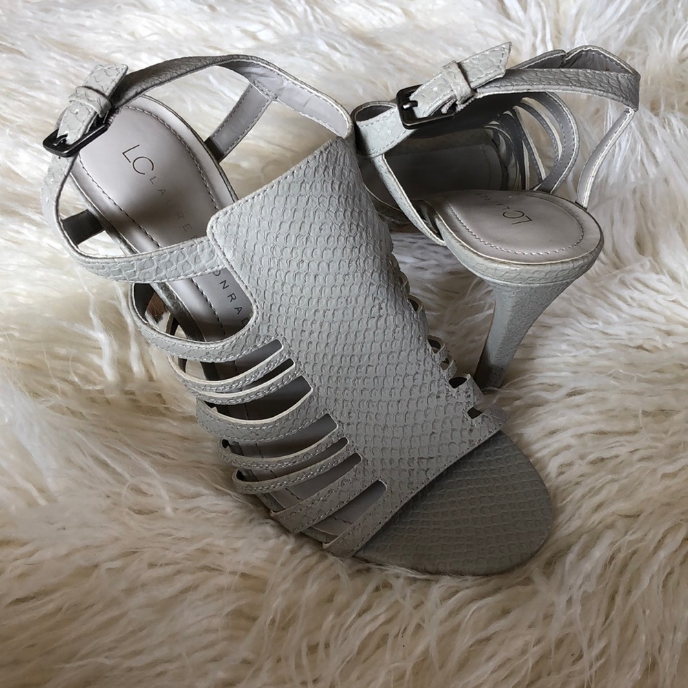 Lauren Conrad Strappy Grey Heel